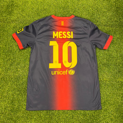 Lionel Messi FC Barcelona 2012/13 Home Shirt (8/10) - Kindermaat