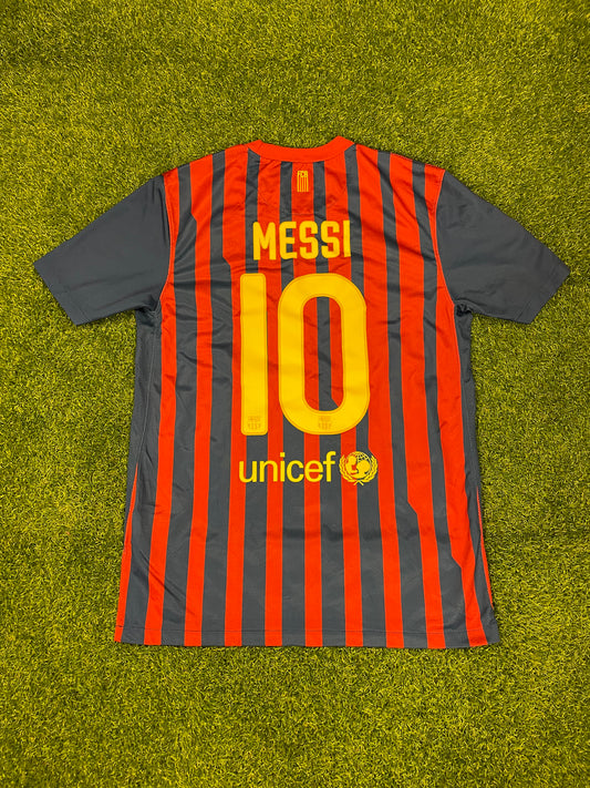 Lionel Messi FC Barcelona 2011/12 Home Shirt (9/10)